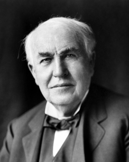 Portrait of Thomas A. Edison